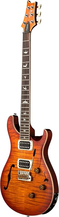 PRS SE Custom 24 Semi-Hollow Piezo, Vintage Sunburs