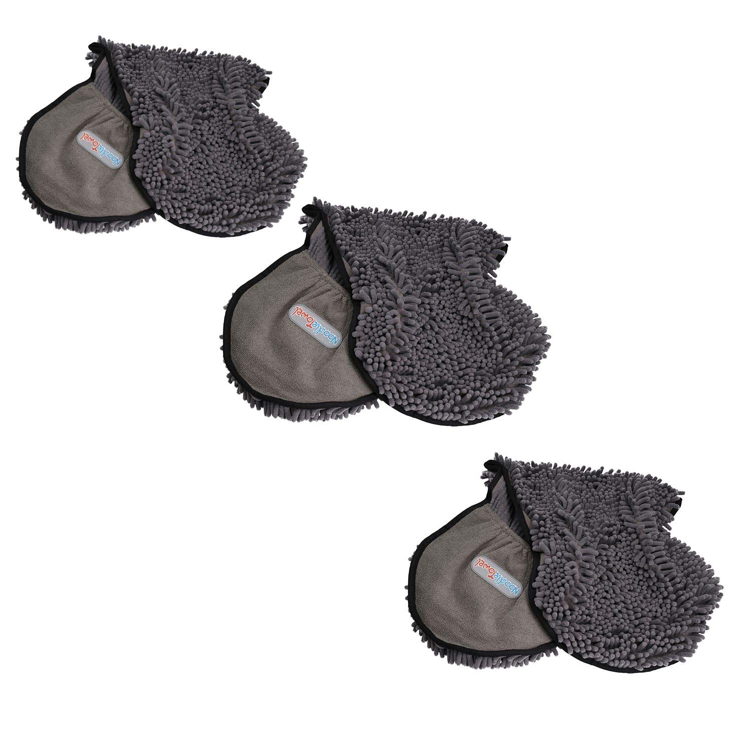 AB Tools Scruffs - 3 panni super assorbenti in microfibra per cani, gatti, animali domestici, asciugatura rapida