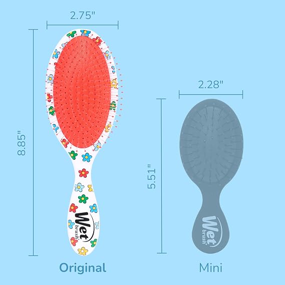 Wet Brush Disney Winnie The Pooh Original Detangler Hair Brush, Flexible Bristles Gently Detangle All Hair Types, Works on Wet or Dry Strands, Ergonomic Handle, Reduces Breakage, Hunny Pooh