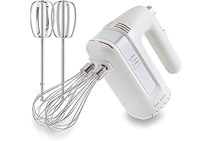 Rae Dunn Cream "BAKE" Electric Hand Mixer: A Culinary Companion for Effortless Baking