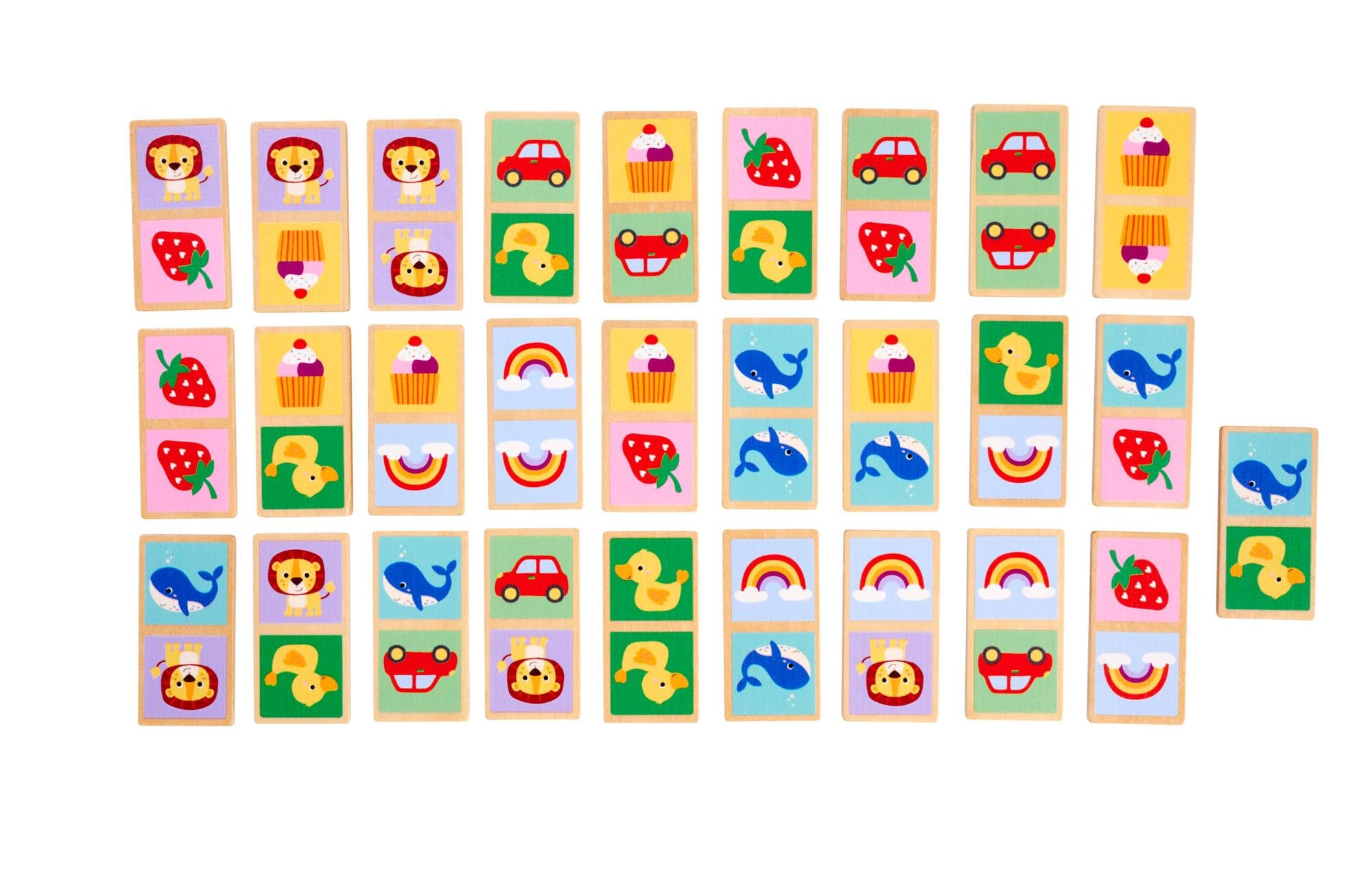 Eichhorn 100002803 Games Domino ze zwierzątkami