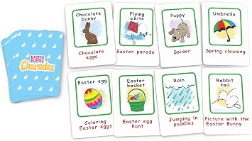 Easter Bunny Charades 80 Acting Prompts for Kids 6+, No Reading Needed