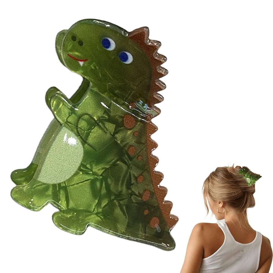 Amazon | 恐竜ヘアアクセサリー、動物ヘアクリップ, 女の子の