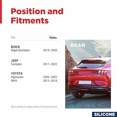 Miniatura 3 de Escobillas limpiaparabrisas traseras de 10 pulgadas - H252 10A - Repuesto de equipo original para mi coche Toyota Highlander 2020-2022 RAV4