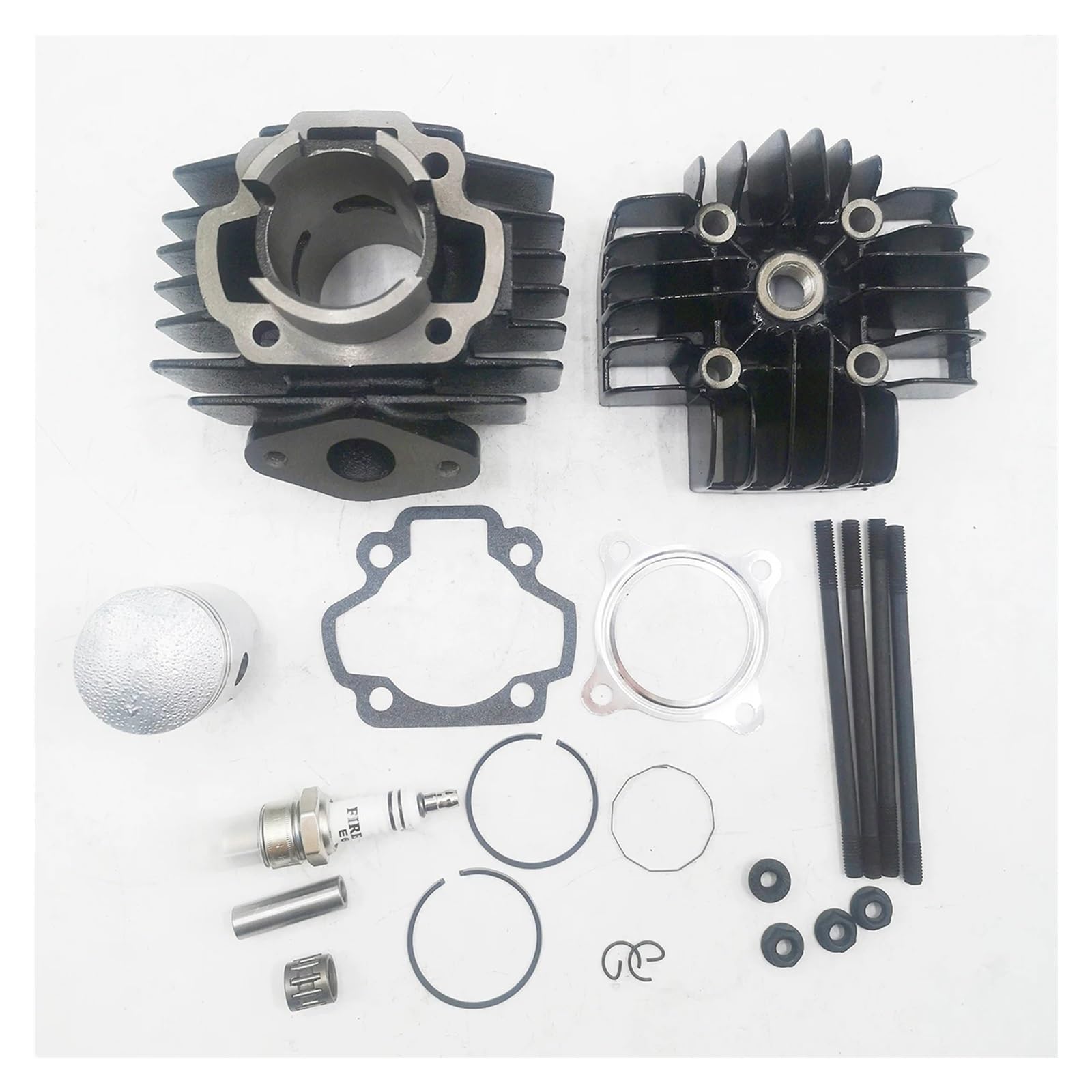 Kit guarnizione testa pistone cilindro adatto a PW 50 PW50 QT 50 QT50 60CC KIT BIG BORE SET CILINDRO PISTONE GUARNIZIONE TESTA