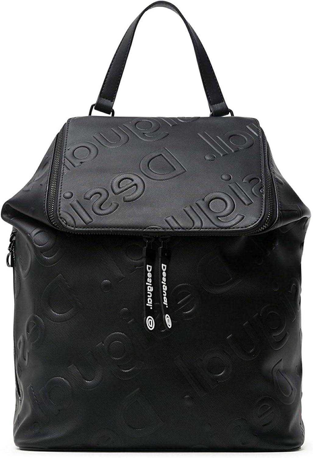 Desigual Women's PU Backpack Big, Black, Medium Amazon.co.uk Shoes & Bags