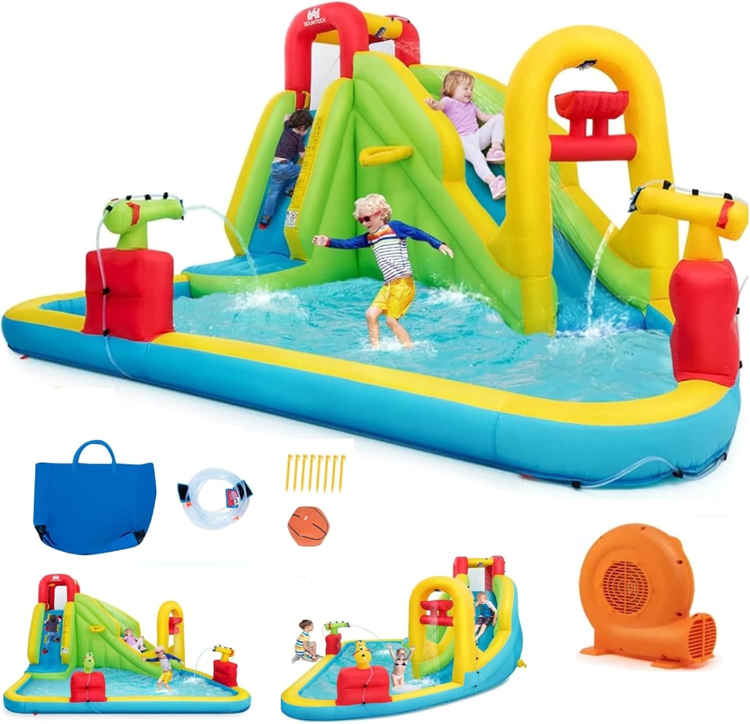 Mega Water Slide with GFCI 750w Air Blower Mega Water Slide with GFCI 750w Air Blower