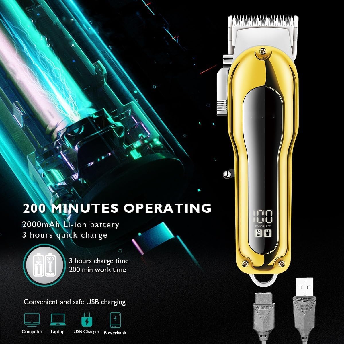 Amazon.com: IBDRYKK Pro Hair Clipper, Hair Cutting Machine