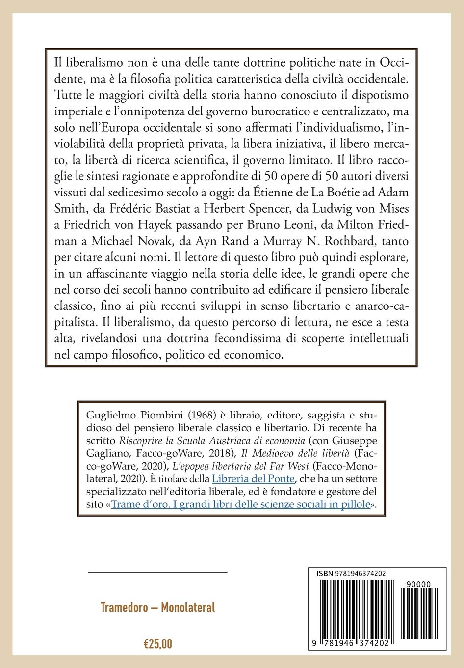 50 classici del pensiero liberale e libertario