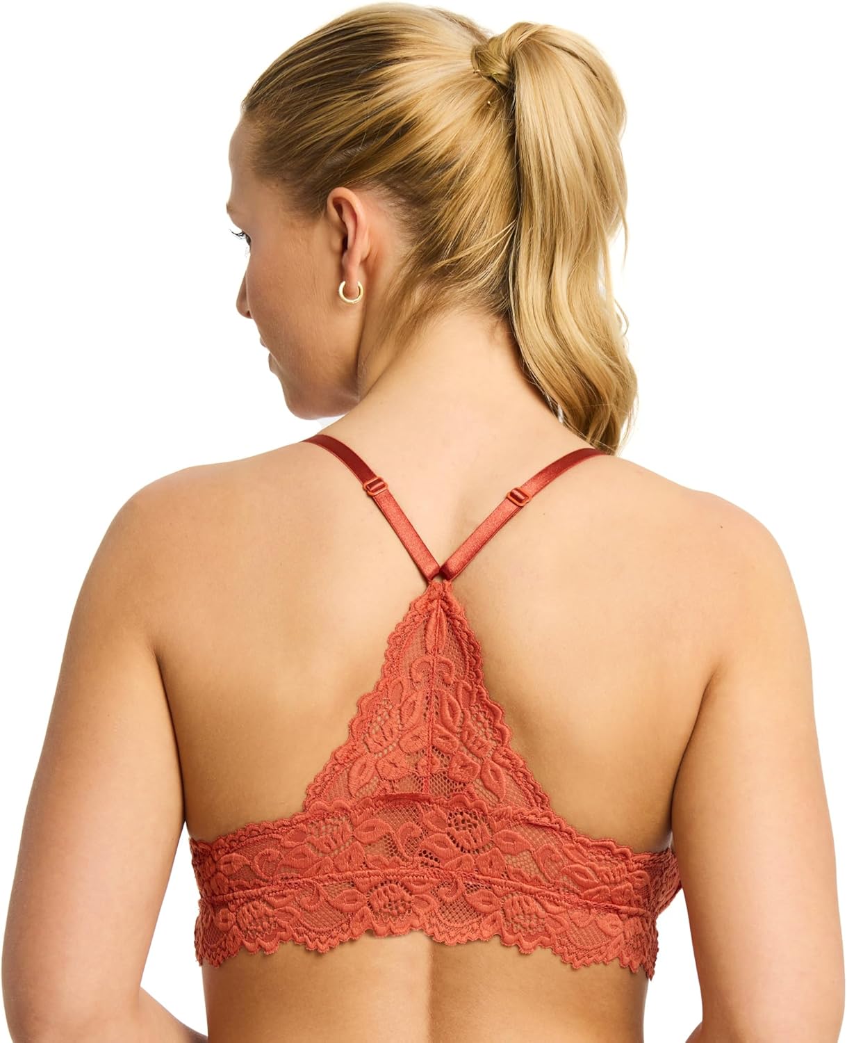 Katie Triangle Bralette for Women, Unpadded and Unlined Wireless Bra, Perfect Adjustable Everyday Lace Lingerie - Image 2