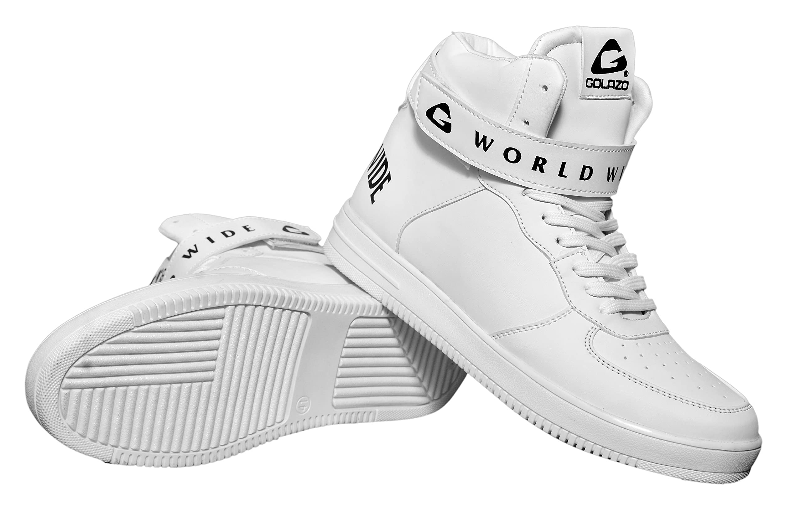 Westcode Mens Synthetic Leather Casual Shoes 1218 White | 6 Size | Comfortable and Sustainable Lace Up Casual Shoes for Boys and Mens | (B07S6CNSM7) Amazon Price History, Amazon Price Tracker
