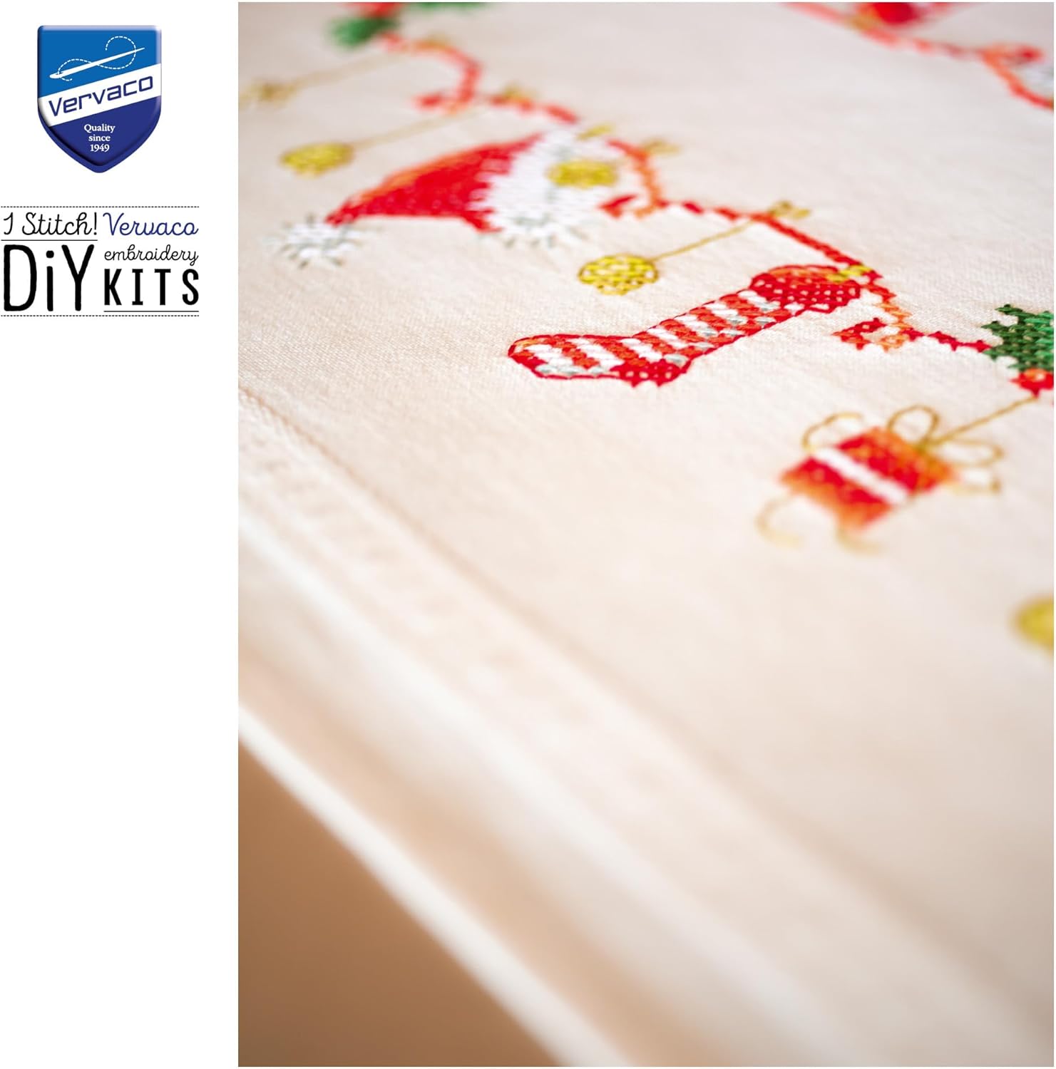 VERVACO (3PL) Stamped Cross Stitch Christmas