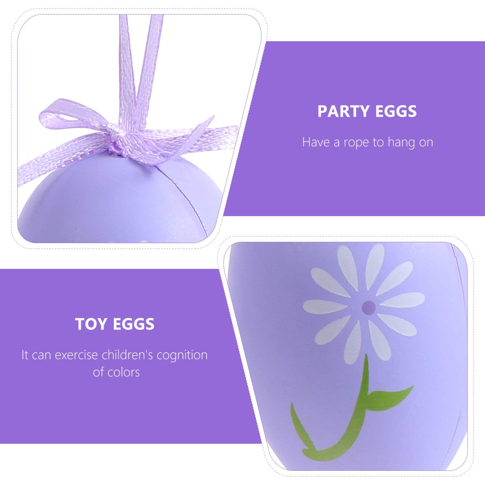 Cabilock 3 Sätze Ostereier Adventsgeschichten Easter Teigroller Ostern Ziernieten Zu Ostern Drachenei Eier Malen Osterdekoration Ei Party-Eier Plastik Stück * 3