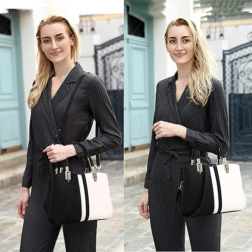 Miniatura 6 de PORRASSO Bolso de mujer Moda Top Handle Bolsos Señoras Tote Bolso de hombro Mujer Negro
