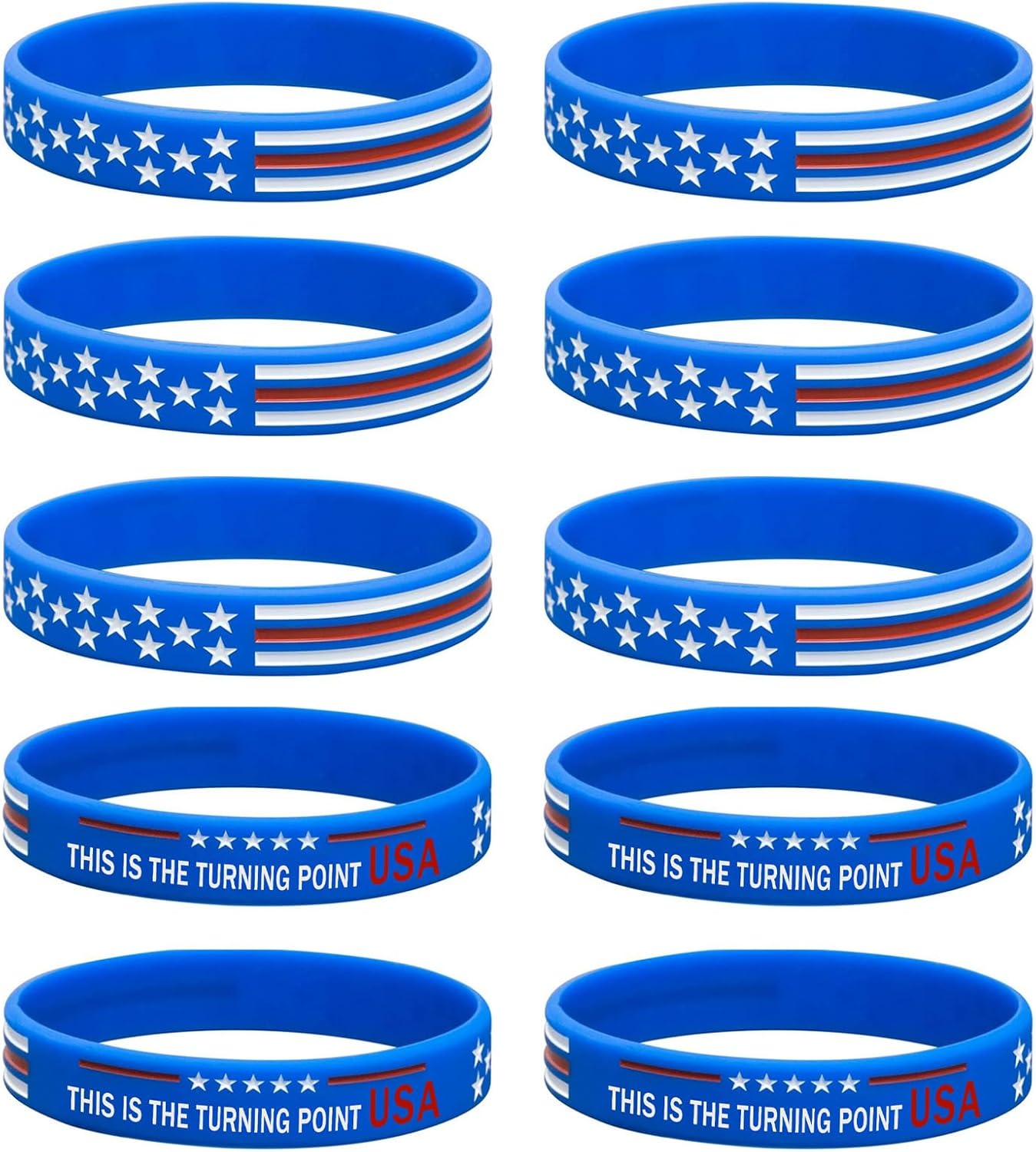 Turning Point Usa Bracelets Merch Time for a Turning Point Usa Flag The Shooting Of Charlie Kirk Bracelet