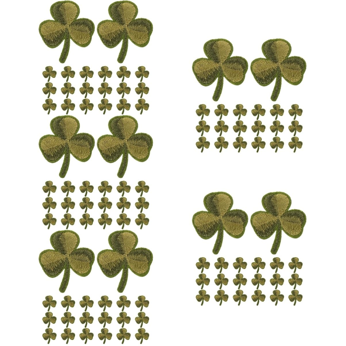 Operitacx 100piezas Parche De Para Planchar Apliques Bordados Para Ropa y Accesorios Para y Reparar De San