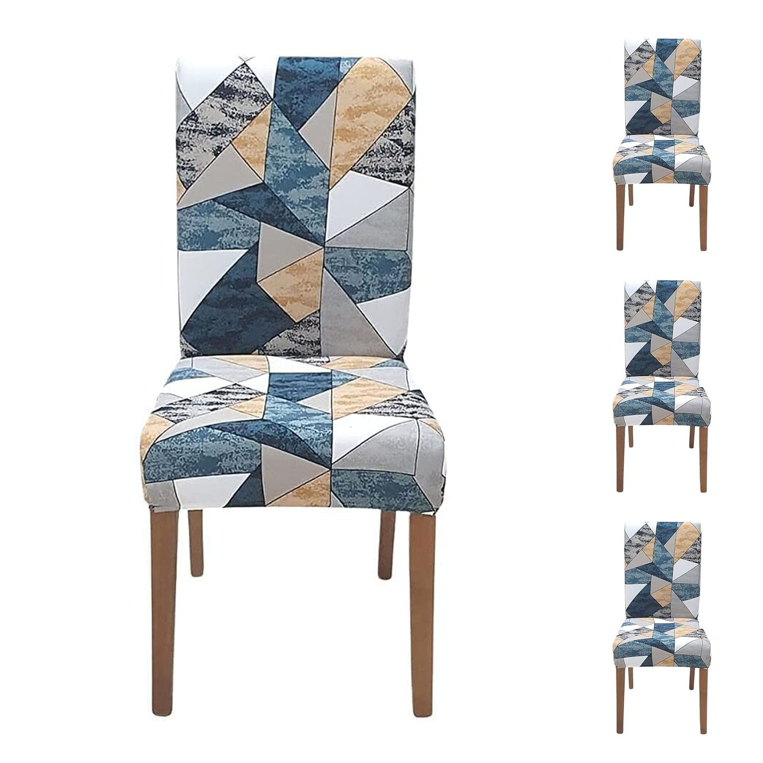 Crudly Elastic Chair Cover Stretchable Washable Dining Chair Cover Protector Seat Printed Slipcover -Lavender Prism-Chair Cover Set of 4 (B0BRGWJPH7) Amazon Price History, Amazon Price Tracker