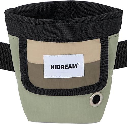 Miniatura 8 de ETIAL Riñonera con bolsa de golosinas para perros, cierre magnético, 3 vías de uso, nailon resistente al agua, dispensador de bolsas para