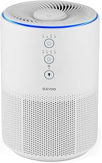 Purificador Aire HEPA H13 Silencioso 23dB Mascotas Aromaterapia Blanco