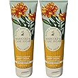 Bath and Body Works Gift Set of of 2 - 8 oz Body Cream - (Marigold and Cane Sugar), Multicolor