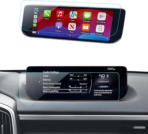 Vista 48 de Protector de Pantalla de Coche para 2015 2016 2017 2018 2019 Cadillac CTS Accesorios Navegación Pantalla Táctil Protector de Película de Vidrio