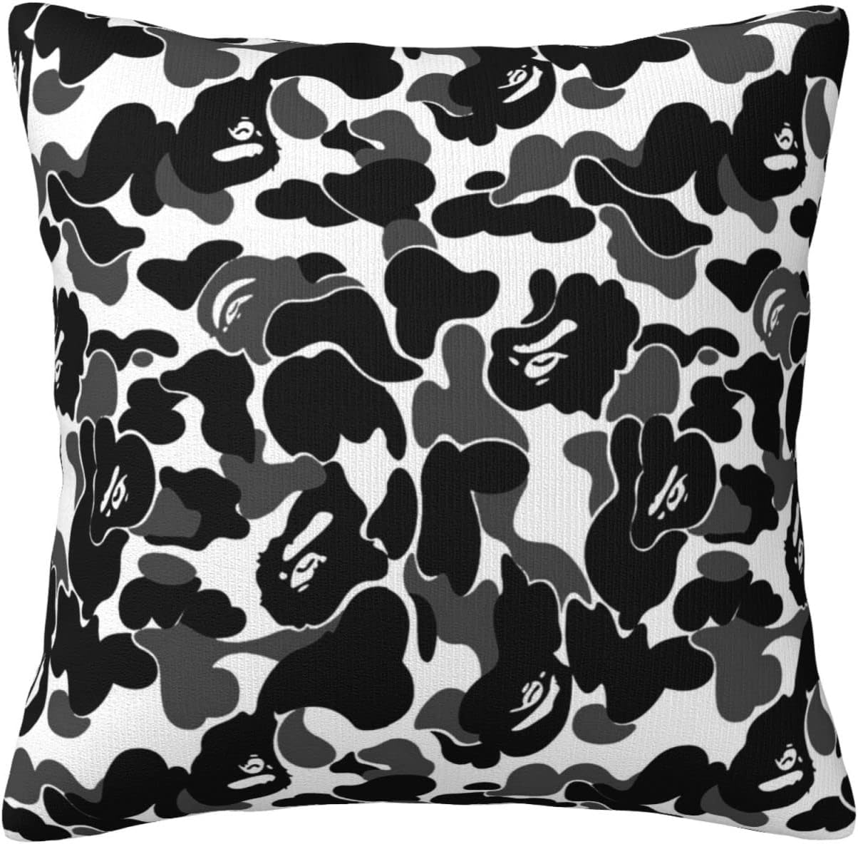 Square Decorative Pillowcases Pillow Cover for Bed Sofa Couch Pillow Case with Zipper for Home Decor 18"X18"