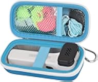 Boobowl Case Compatible with Loop Lasso NANO Mock - String Shooter Toy - Built-in UV Blacklight, Toy Storage Holder Box for Fidget Toys Gadget, USB-C Fast Charger and Accessories (Bag Only) - Blue