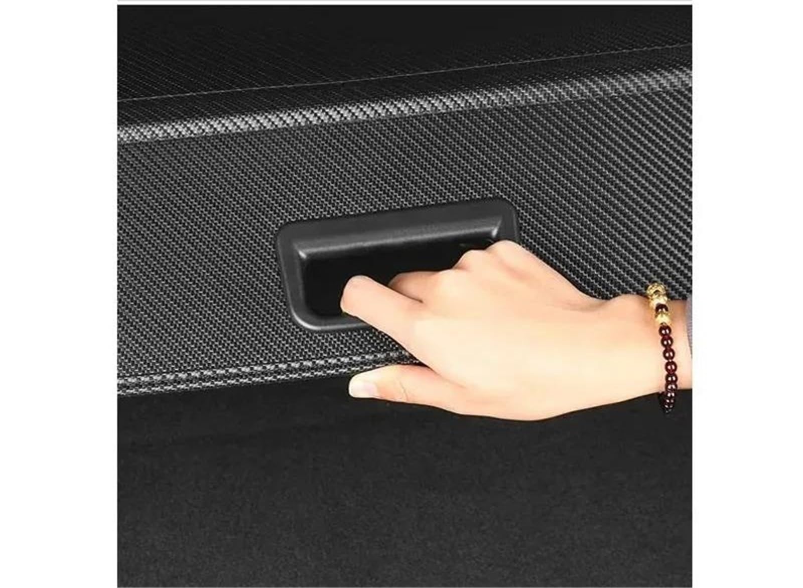 Générique Cache-Bagages Rideau De Coffre Voiture pour Toyota pour CHR pour IZOA 2016~2022 Couverture Chargement Sécurité Tapis Plateau Arrière pour Bagages ction Sécurité Rideau Séparation | Cuir