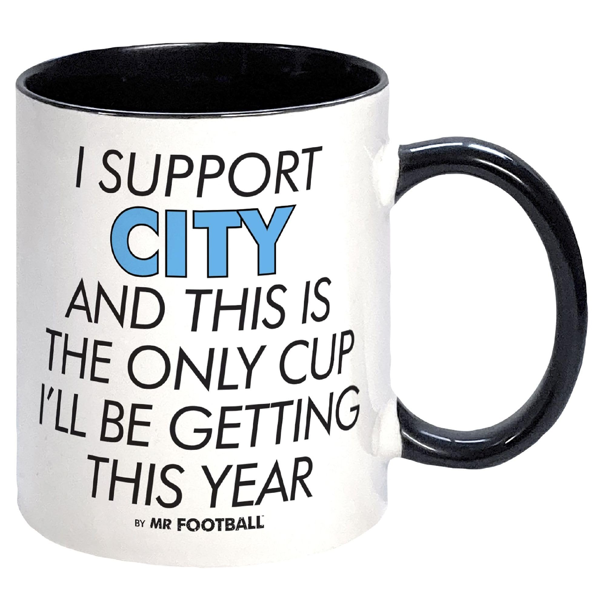 I Support Man City -Gift Boxed Mug Present idea for Manchester Fan Supporter