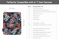 Vista 2 de Dadanism Funda acolchada bordada de margaritas para Kindle Paperwhite, 7" Kindle Colorsoft Signature Edition, funda protectora para Kindle Oasis