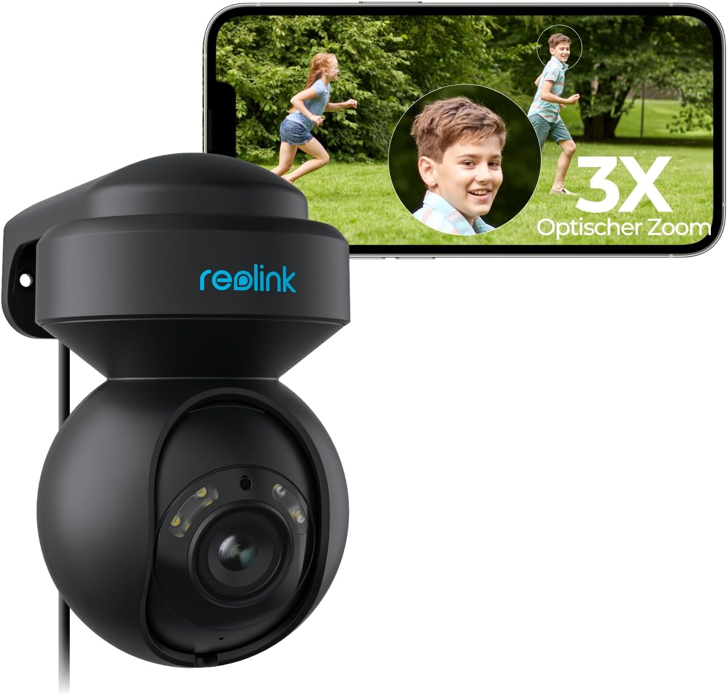 Reolink P750, 16MP Dual-Lens 4K Beveiligingscamera met 180° panoramisch zicht en PoE16MP Dual-Lens 4K Beveiligingscamera met 180° panoramisch zicht en PoE