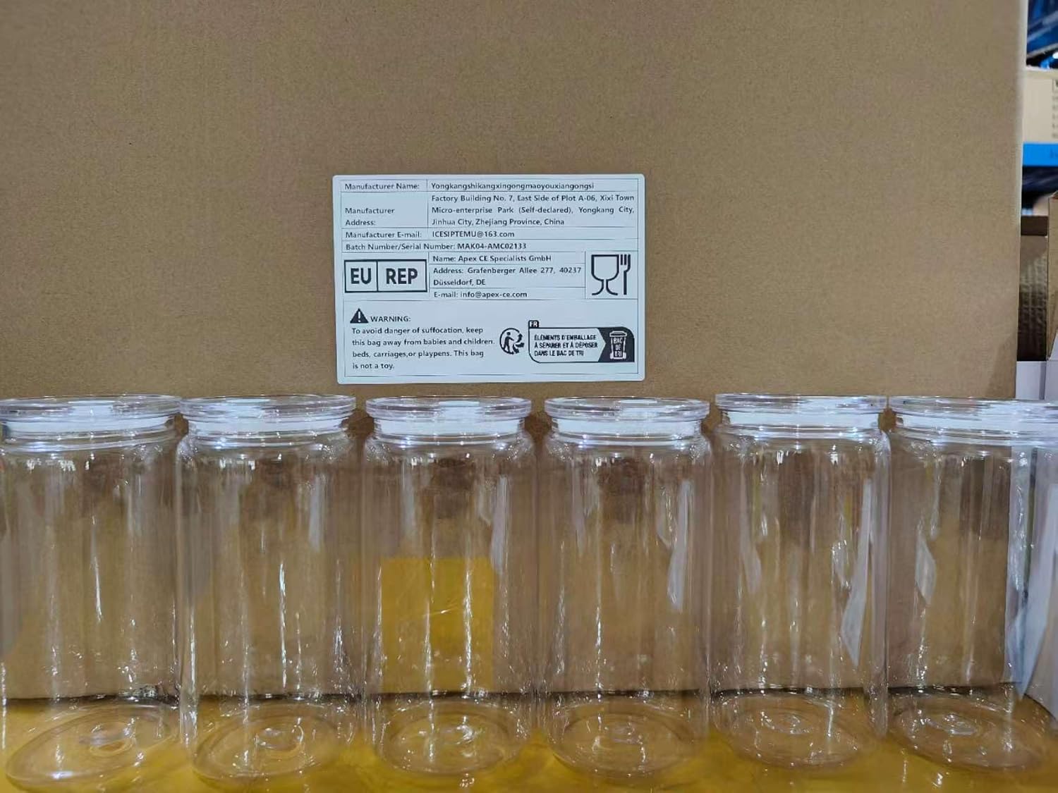 16oz Acrylic Mason Jar Cups, Clear Cups with Plastic Lids and Straws, Iced Coffee Cup Drinking Glass Tumbler for Whiskey, Soda, Tea, Juice, Gift, 6pcs - Image 8