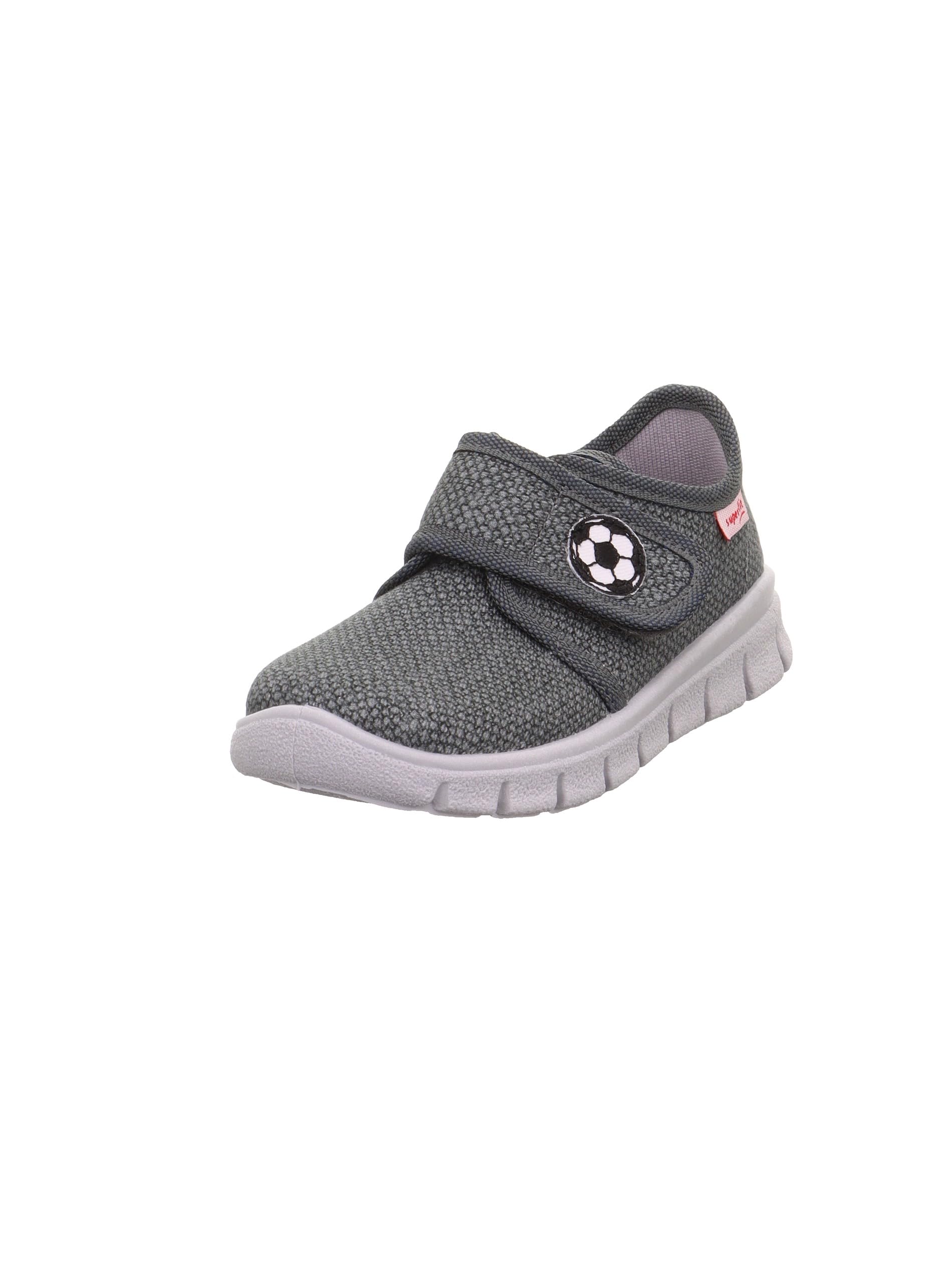Superfit Boys BOBBY Hausschuhe, GRAU/SCHWARZ 2000