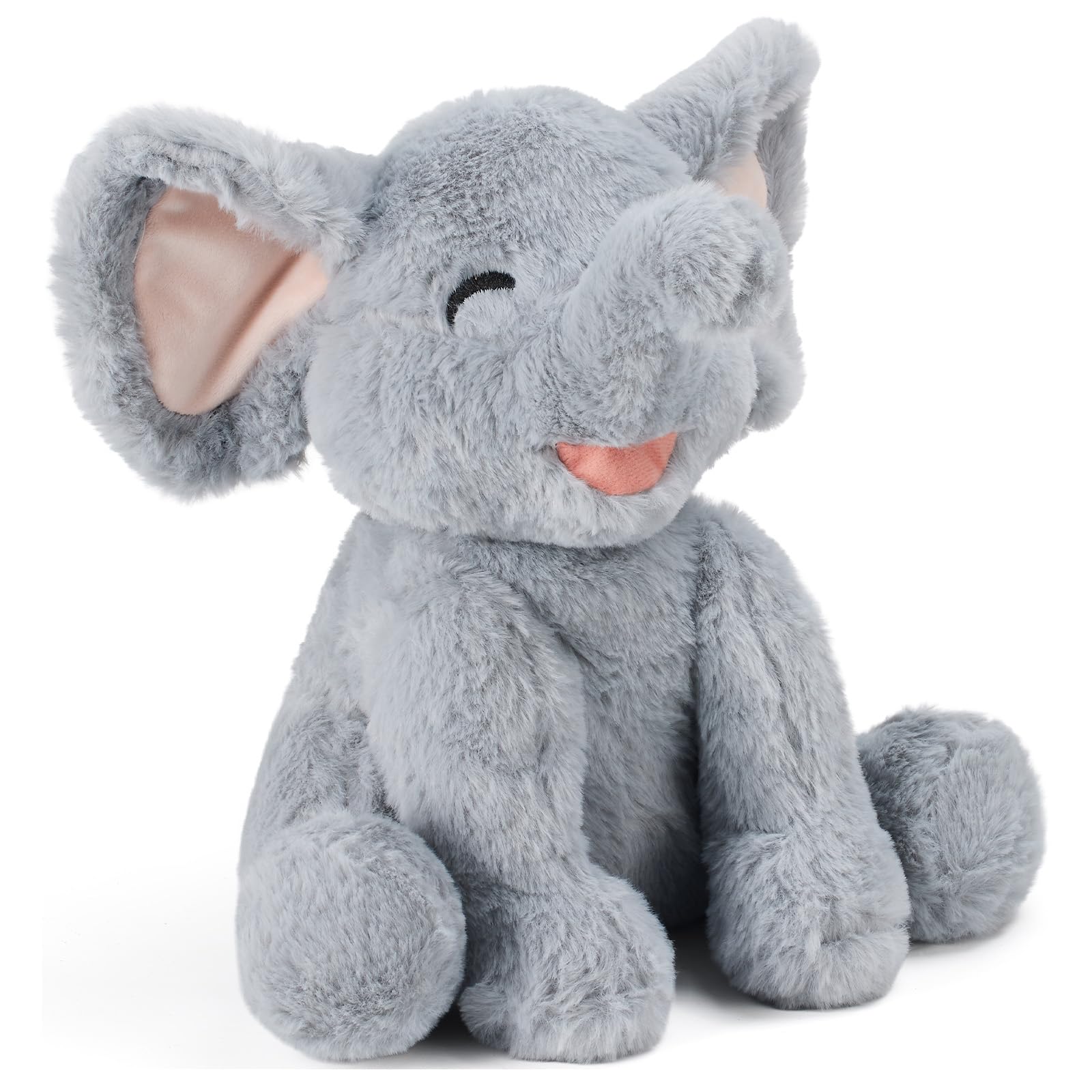Elephant Microwavable Weighted Stuffed Animals with Lavender Scent Heating Pad Plush for Period Cramps Pain Anxiety Heatable Coolable