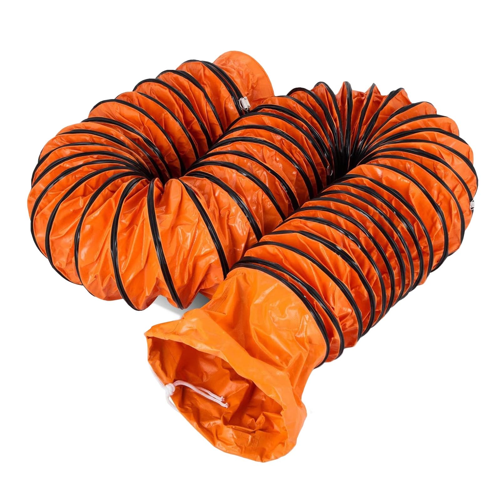Manguera de conducto flexible resistente – Tubo de conducto de aire ignífugo de PVC con conducto impermeable con anillo en D