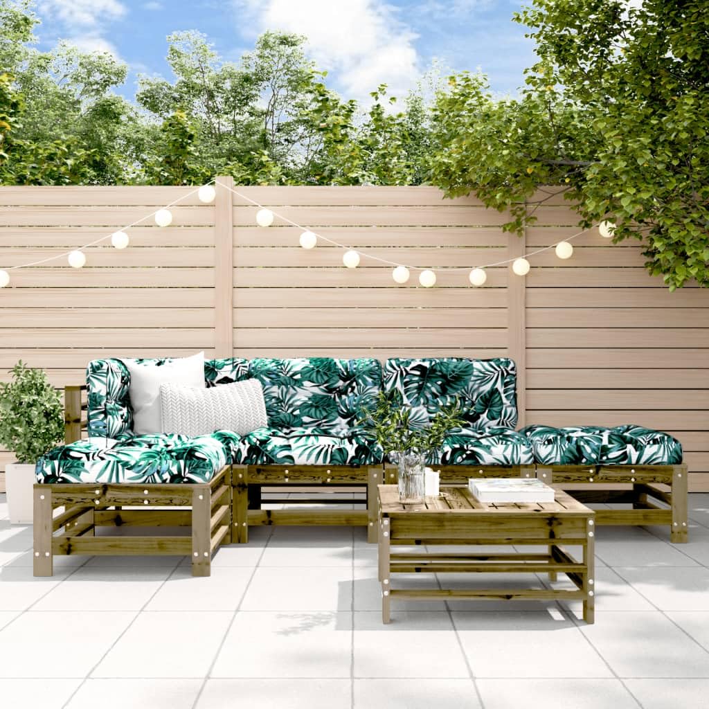 Ensemble de meubles de jardin de qualité en bois imprégné