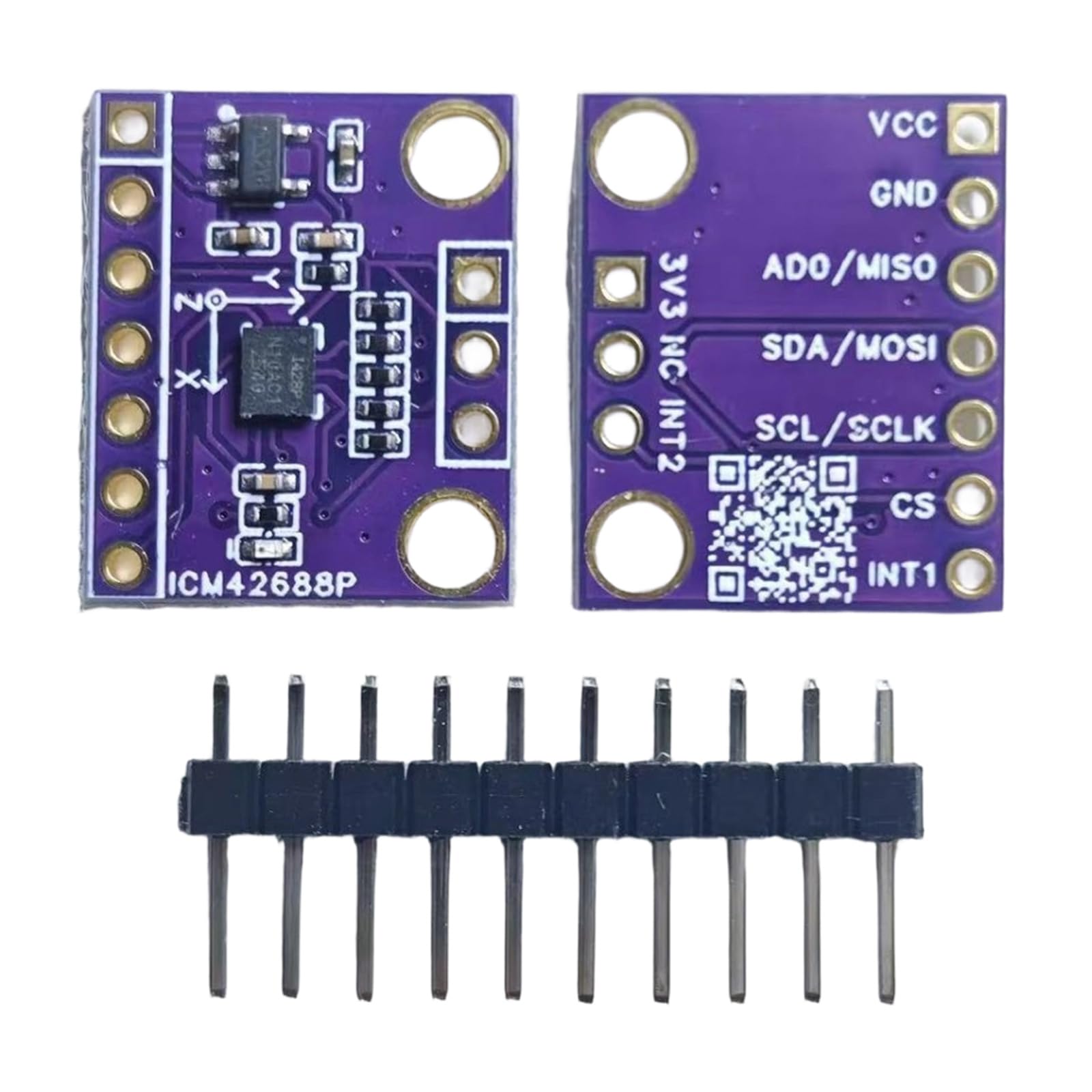 Precisione ICM42688 Modulo a 6 Alberi con deriva a Bassa Temperatura e interfacce IIC SPI per sistemi integrati Indossabili Trasduttore Navigazione