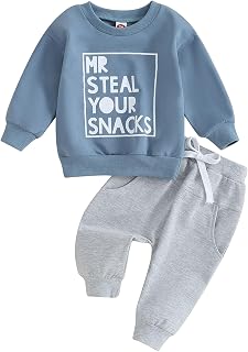 Toddler Baby Boy Summer Clothes Short Sleeve Letter Print Stripe T-Shirt with Elastic Waist Shorts Set Summer Outfit