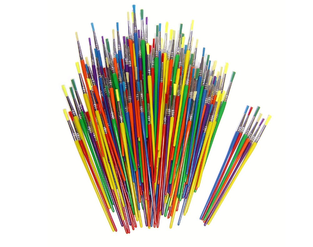 Major Brushes Assorted Super Value Synthetic Brush Set of 144