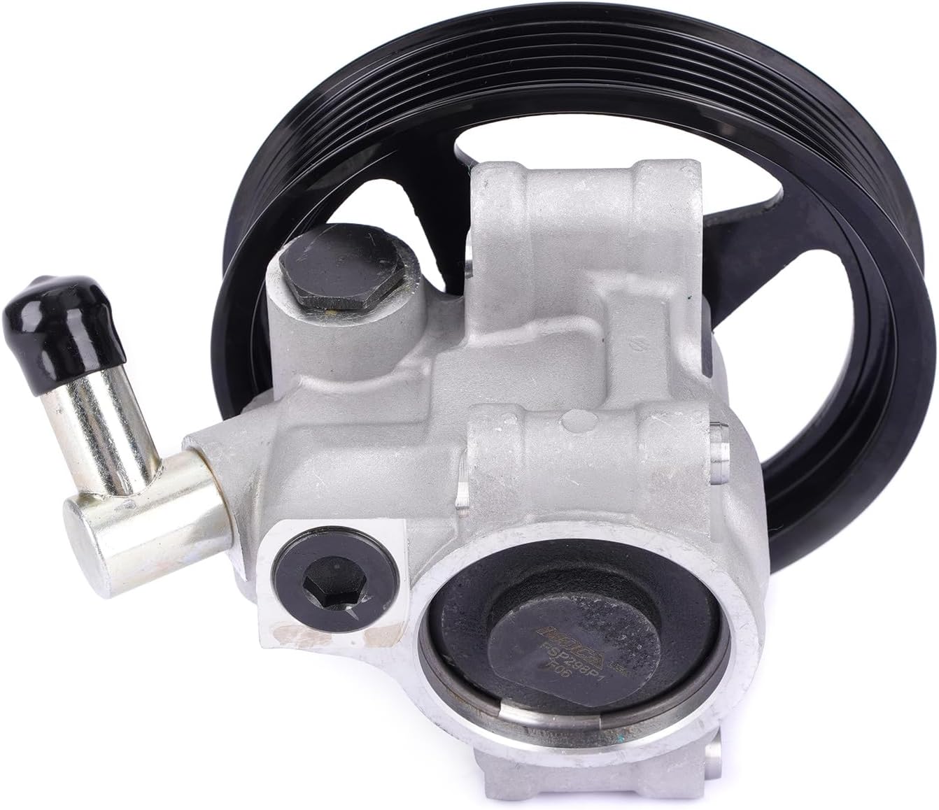 MOCA Power Steering Pump with Pulley fits For Ford 2004-2005 Crown Victoria 4.6L 281Cu. In. V8 CNG SOHC, 2006-2007 Crown Victoria 4.6L 281Cu. In. V8 FLEX SOHC, 2004-2007 Crown Victoria 4.6L