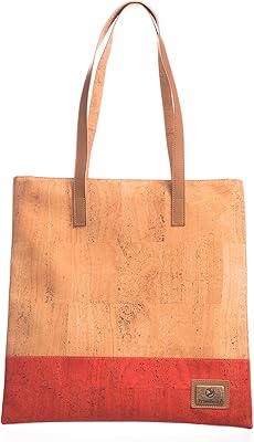 PrimaBerry Cork Shopping Bag in Red, size: One Size