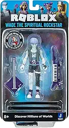 Roblox, Boneco de 10cm com Acessórios Modelo: 2222 - Sunny (Wade The Spiritual Rockstar)