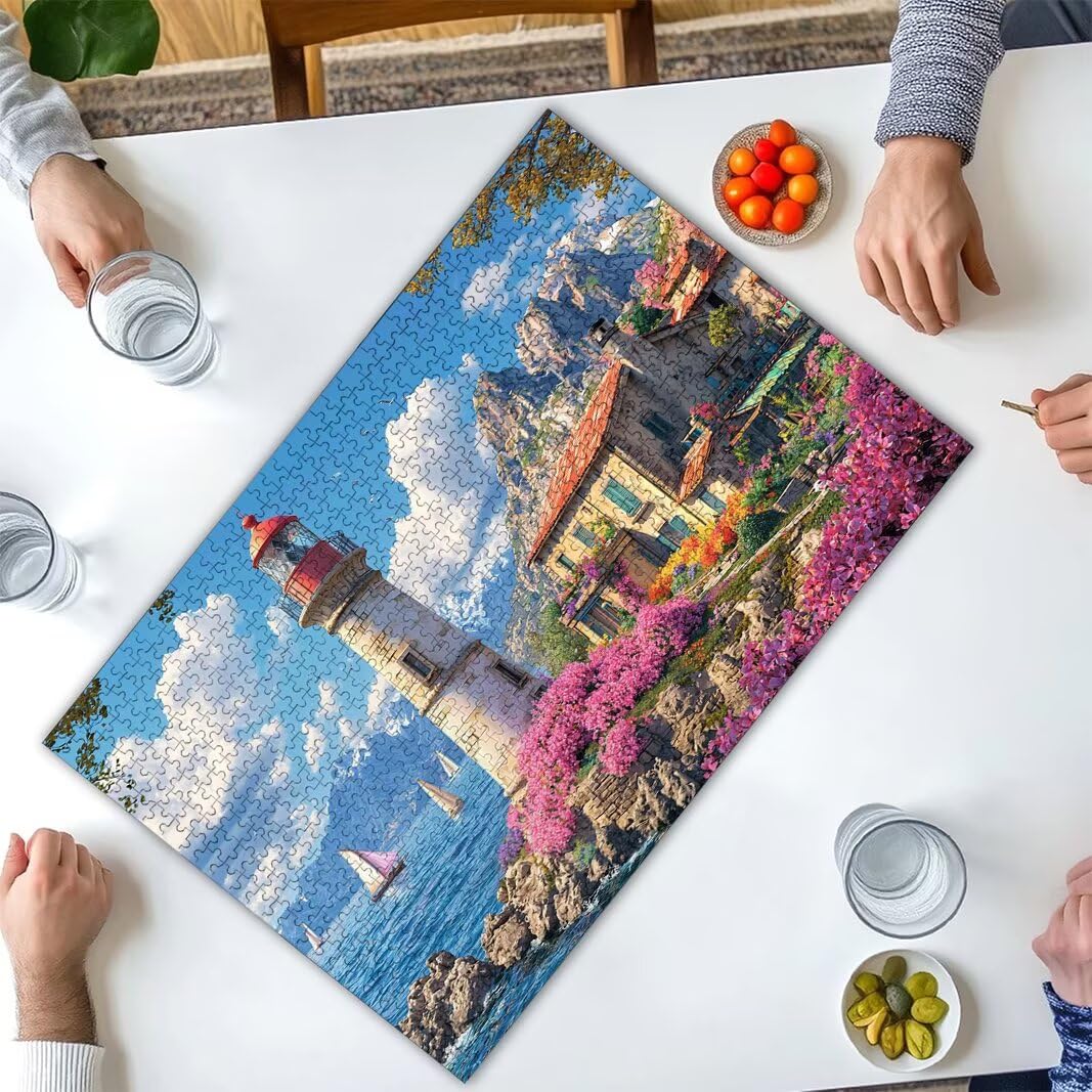 Puzzle Faro, Puzzle 1000 Pezzi per Adulti, Decor, Regalo Donna/Uomo -2459