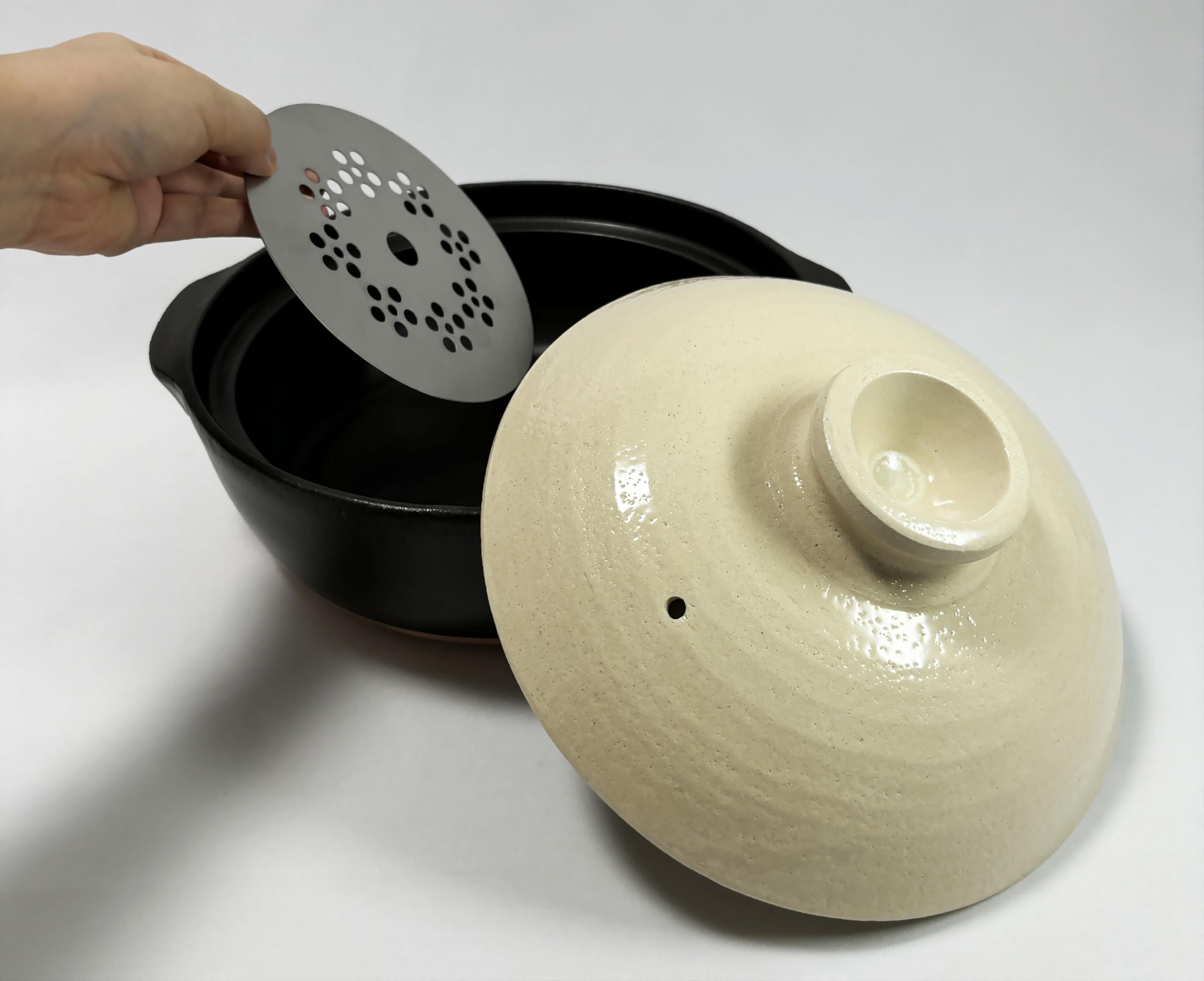 Amazon | 萬古焼 IH用セラミックコーティング都 土鍋 内山製陶所