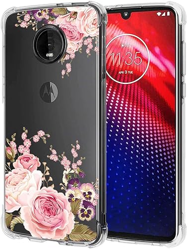Miniatura 12 de Funda para Moto Z4, transparente flexible parachoques TPU suave goma silicona cubierta teléfono caso para Motorola Moto Z4 mariposa