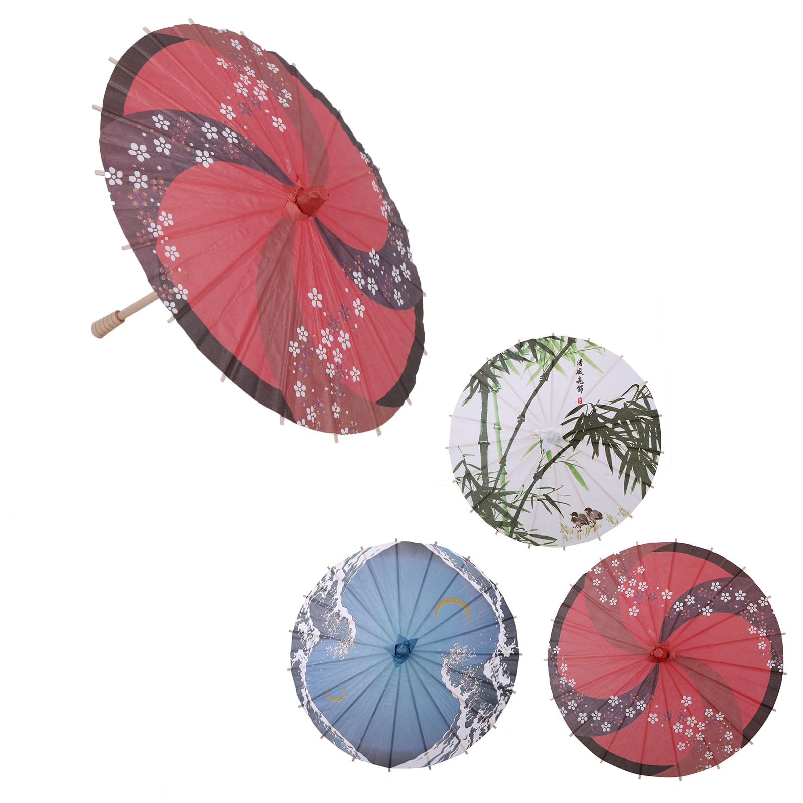 小さな傘　ミニチュア　和傘　3個セット Amazon｜NOELAMOUR ミニ和傘 ミニ紙傘 飾り 和傘 紙傘 ミニ 置物