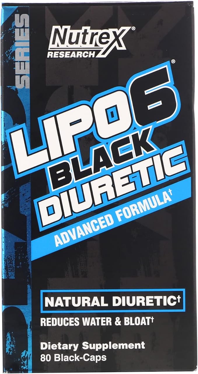 Nutrex Research Lipo 6 Black Diuretic Water Pills (80