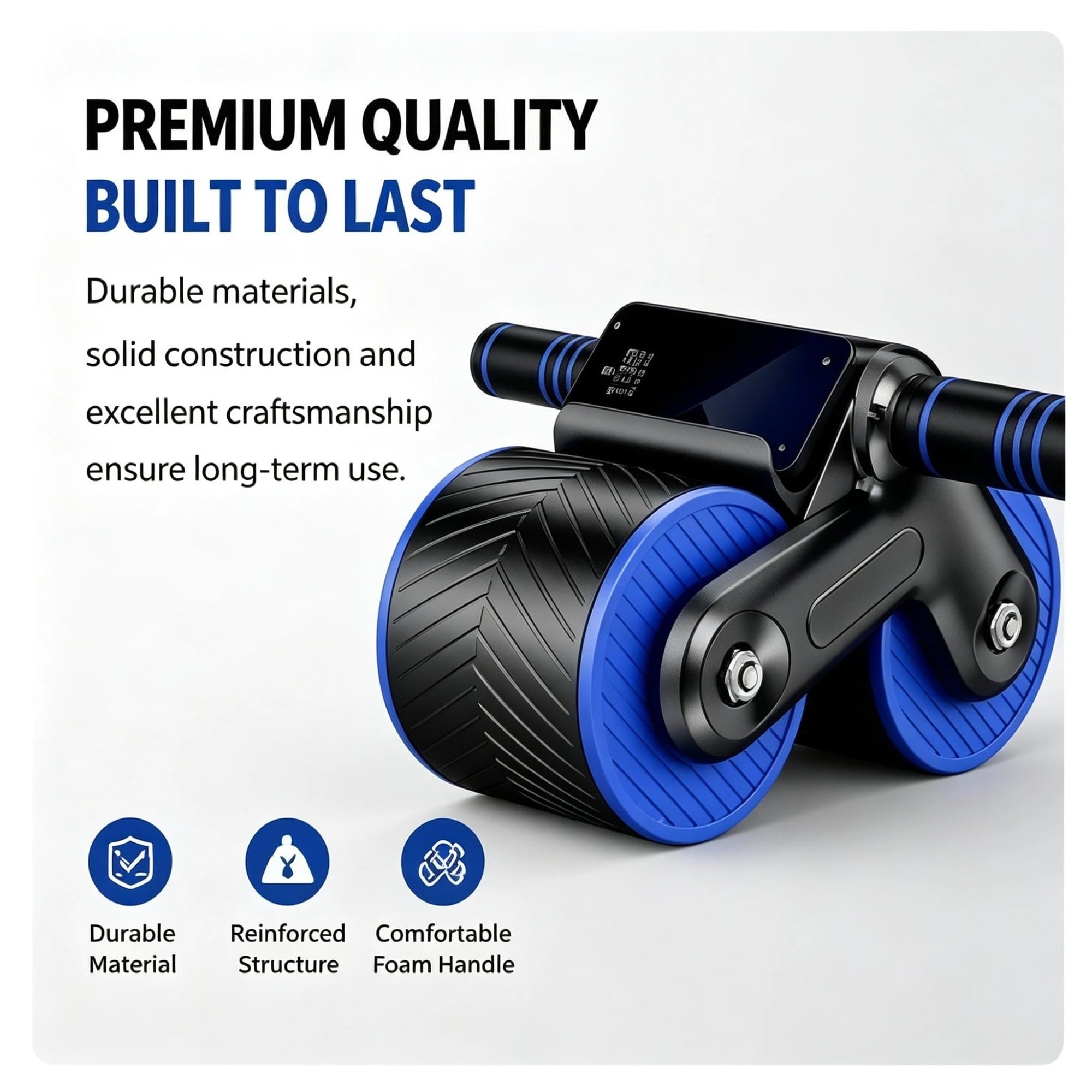 Bauchroller Ab Roller mit Telefonhalter Ab Exerciser