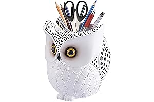 Owl Pen Holder - Unique Owl Pen Gift and Exquisite Handicraft