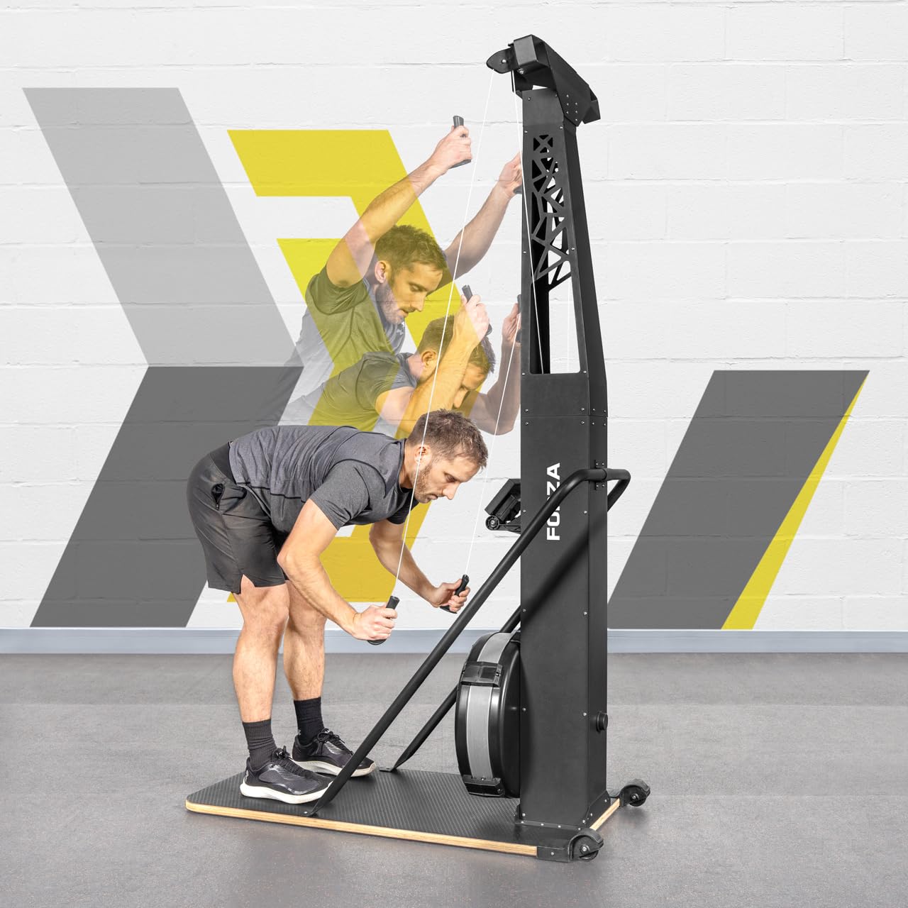 FORZA Máquina de ejercicio de esquí - Equipo de entrenamiento cardiovascular y de fuerza de alta intensidad
